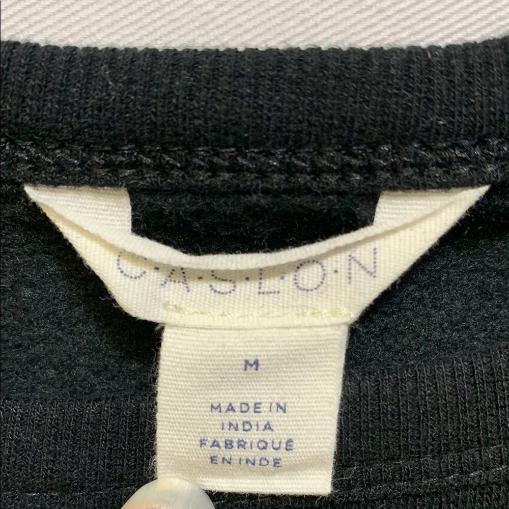Caslon Black Sequin Star Sweatshirt - Picture 2 of 6